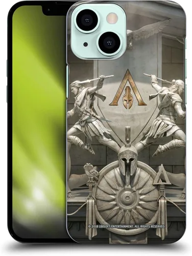 Vista 9 de Head Case Designs Funda rígida con licencia oficial de Assassin's Creed Alexios e Ikaros Odyssey Key Art compatible con Apple iPhone 13 Mini