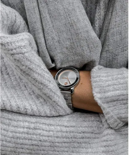Vista 6 de Movado 3600084 para mujer Negrita - 3600084 36 mm Acero inoxidable