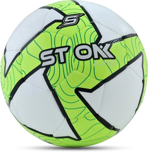 Vista 5 de Stonik - Balón de fútbol tamaño 5 – Fútbol de entrenamiento y partido de poliuretano duradero, pelota texturizada resistente al agua para todo tipo