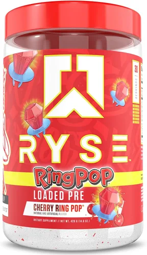 Vista 21 de RYSE Loaded - Polvo de preentrenamiento – Uva Bazooka – Preentrenamiento diario para hombres y mujeres con 390 mg de cafeína, beta alanina