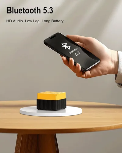 Vista 5 de Altavoces Bluetooth portátiles, IPX6 impermeable inalámbrico para exteriores pequeño altavoz con 24 horas de reproducción, graves estéreo HD
