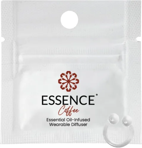 Vista 9 de Essence - Difusor nasal de aromaterapia portátil, anillo de nariz de aceite esencial de bergamota, inhalador de silicona para apoyo del estrés
