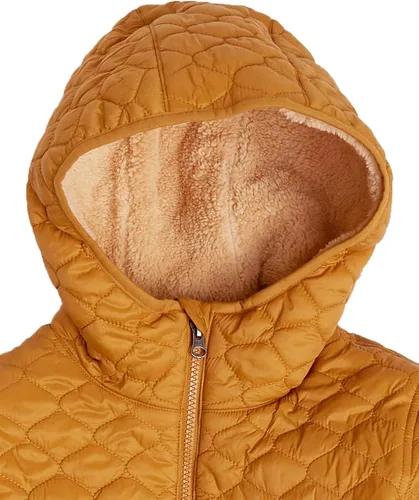Vista 6 de Tienda Essentials - Chaqueta de manga larga con capucha para mujer, ligera y resistente al agua