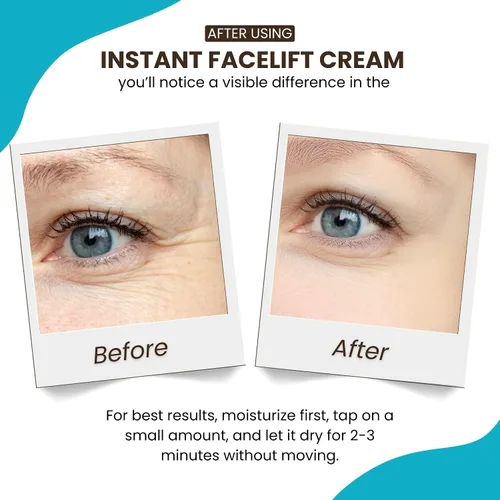 Vista 2 de Instantly Ageless - Crema de estiramiento facial instantáneo - Crema facial antienvejecimiento para el cuidado de la piel - Tensor de arrugas