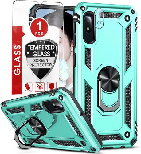 Vista 138 de LeYi Funda para Moto G Stylus 2022 4G (no compatible con 5G), funda para Moto G Stylus con 2 protectores de pantalla, funda protectora de grado Oro