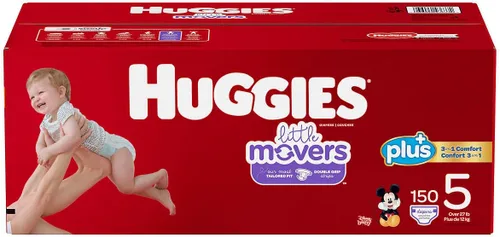 Vista 2 de Huggies Pañales Little Movers Plus, talla 3 (198 unidades)