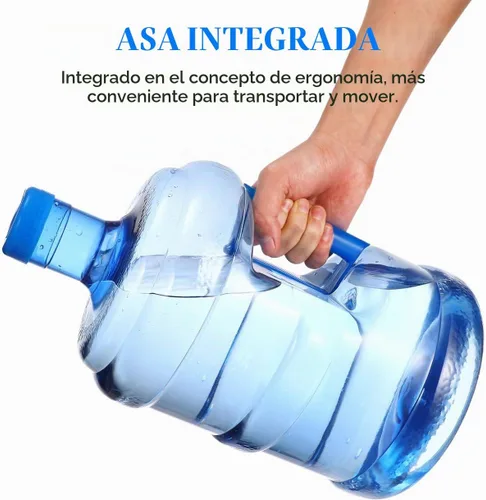 Vista 5 de Wakauto Jarra de agua de plástico reutilizable de 2 galones para senderismo