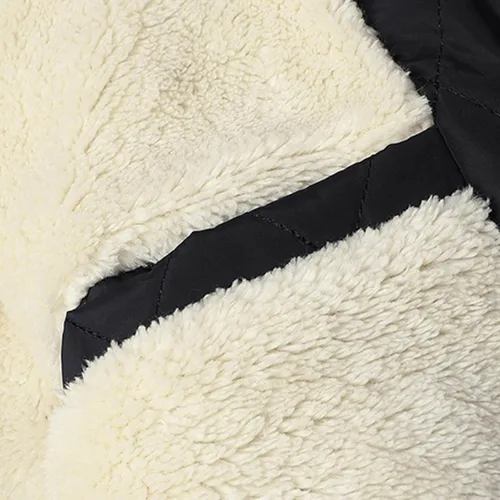 Vista 3 de Chaquetas bomber acolchadas con diamantes para otoño e invierno, abrigo ligero con forro polar cálido acolchado para exteriores