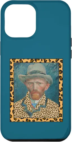 Vista 6 de Funda para iPhone 15 Vincent Van Gogh Leopard Print Frame