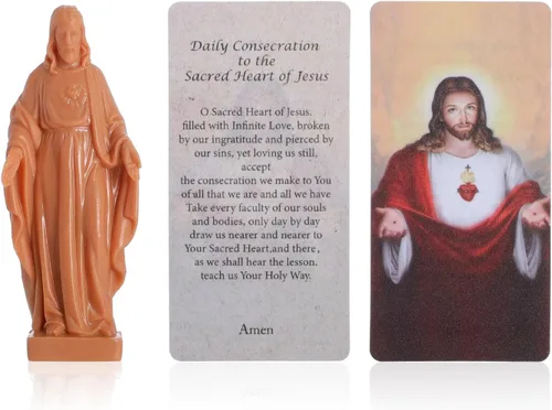 Vista 10 de Estatuilla de Nuestra Señora de Guadalupe 3" H Virgen de Guadalupe María Estatua de Plástico, Religiosa Católica, Decoración para Mesa, Oficina