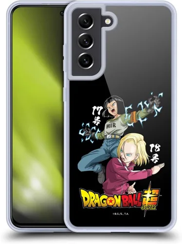 Vista 194 de Head Case Designs Funda de gel con licencia oficial de Dragon Ball Super Group Future Trunks Arc Characters [protección de grado militar] compatible