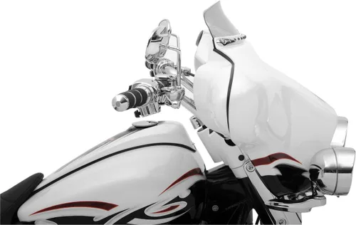 Vista 7 de Klock Werks parabrisas para motocicleta, 3.5 pulgadas, color negro para FLH 1996-2013