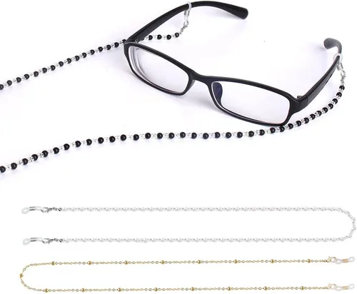 Vista 3 de ONESING 4-10 piezas Cadenas de gafas para mujer, soporte de cadena para anteojos, correa para gafas, cadena para anteojos, cordón para gafas, regalo