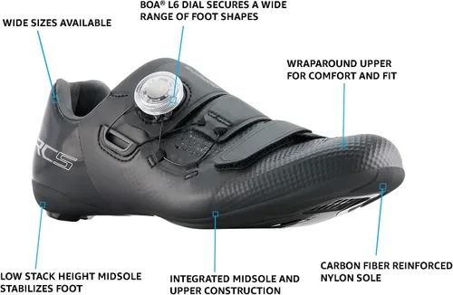 Vista 2 de SHIMANO SH-RC502W Lightweight Womens Road Cycling Shoe Packed with Pro Features