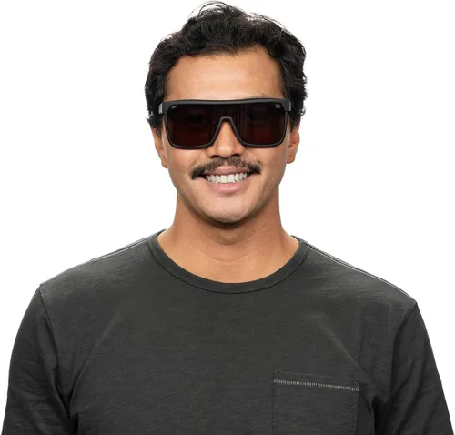 Vista 5 de Spy Optic Flynn Oversized anteojos de sol., Azul, talla única Negro