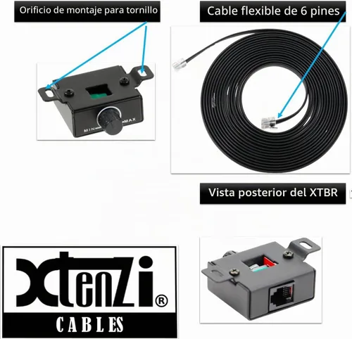 Vista 3 de Xtenzi Pomo remoto de repuesto compatible con amplificador de la serie Q de Image Dynamics