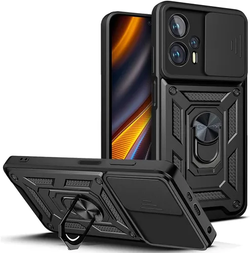 Vista 10 de Compatible con Tecno Camon 18P Bracket Shell, Slide Camera Lens Cover Case Azul