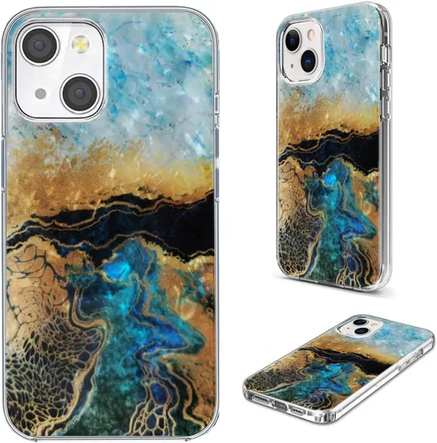 Vista 33 de Funda para iPhone 14/13, funda transparente de TPU suave de ajuste delgado con diseño de paraguas rojo de la torre Eiffel de París, a prueba de Una