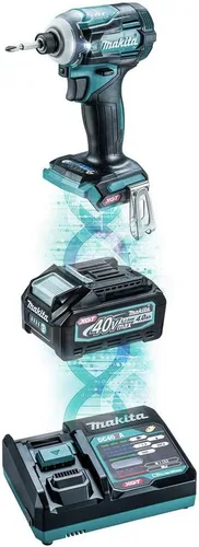 Vista 2 de Makita Xgt 40V Max desarmador de impacto de 4 velocidades, sólo la herramienta