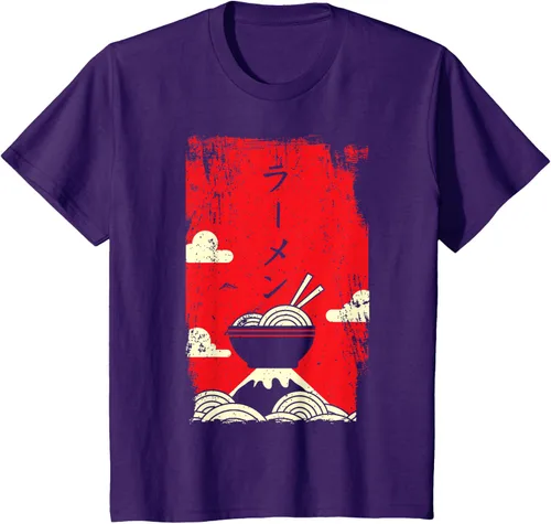 Vista 28 de Ramen Noodles Camiseta de arte japonés, Negro