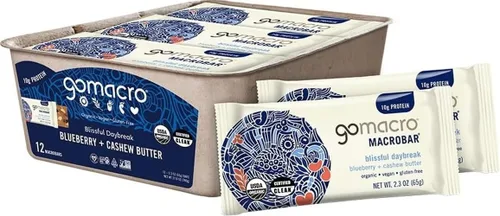 Vista 21 de Barritas de proteína GoMacro veganas y orgánicas