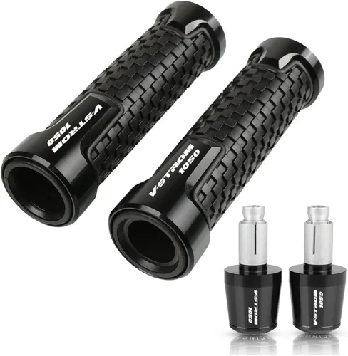 Vista 12 de Motorcycle Handlebar Grips for Suzuki VSTROM1050 V-Strom VStrom 1050 2019 2020 2021 Motorcycle 22MM Handlebar Hand Grips Rubber Handle Bar End Cap