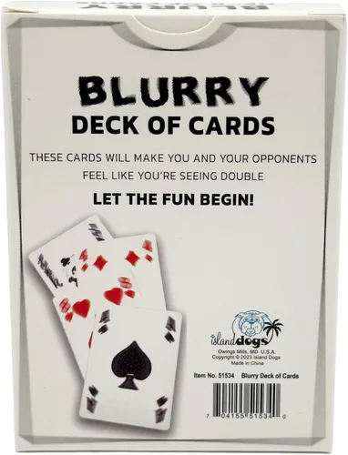 Vista 5 de Island Dogs Baraja borrosa de cartas – El mejor regalo de broma para jugadores, entusiastas de las cartas y amantes de las bromas – Regalo divertido