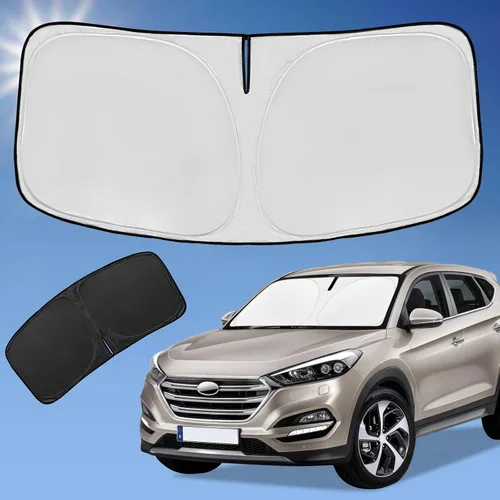 Vista 181 de Parasol de 4 capas para parabrisas, ajuste personalizado, tela 240T