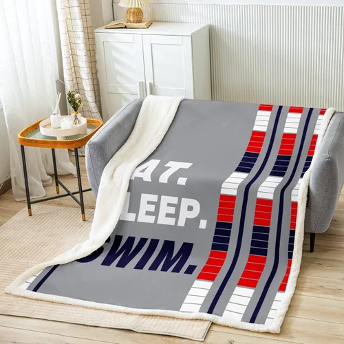 Vista 43 de Feelyou Football Throw Blanket Basketball Sports Soft Fleece Sherpa Cozy Fuzzy Plush Warm Soccer Ball Game Fuzzy Plush Throw Black Baseball Gaming