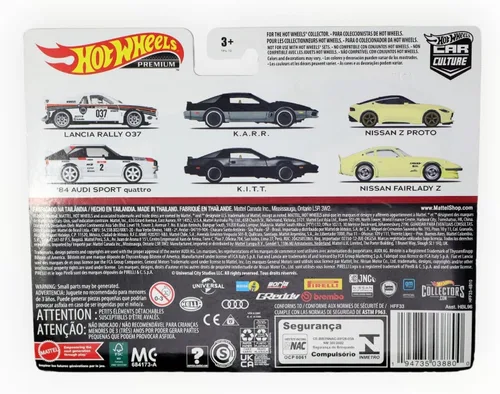 Vista 2 de Hot Wheels Premium Car Culture - Paquete de 2 Nissan Z Proto y Nissan Fairlady Z