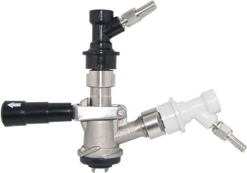 Vista 6 de PERA Adaptador de acoplador de barril Sankey a Ball Lock Kit de conversión de desconexión rápida para elaboración casera