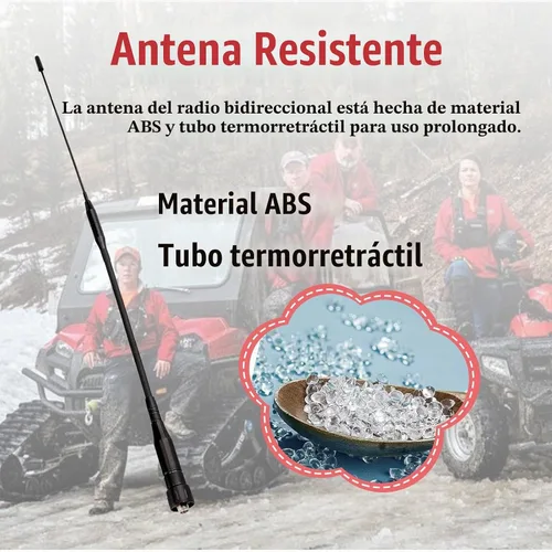 Vista 8 de Retevis Antena de látigo de doble banda, antena desmontable SMA hembra de 14.2 pulgadas, para Retevis RT29 RT86 HD1 HD2, compatible con Baofeng