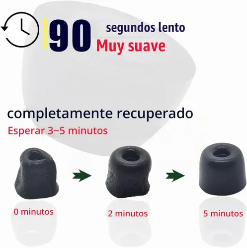 Vista 2 de Puntas de auriculares de repuesto para Powerbeats Pro, almohadillas de Espuma-Negro