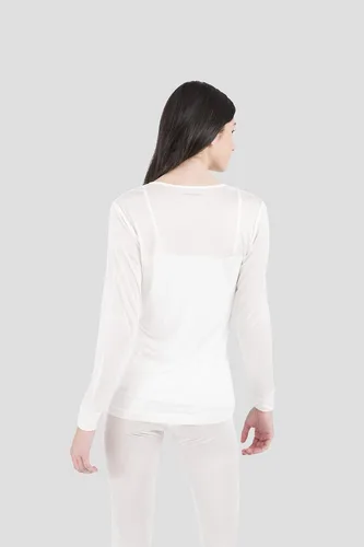 Vista 3 de Terramar Womens Thermasilk Pointelle Scoop
