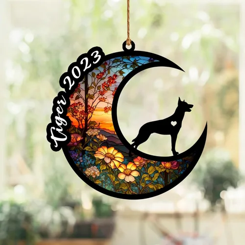 Vista 82 de Atrapasoles conmemorativo para perros, regalo de condolencia de perro de la pérdida del bulldog americano, regalos conmemorativos para los amantes