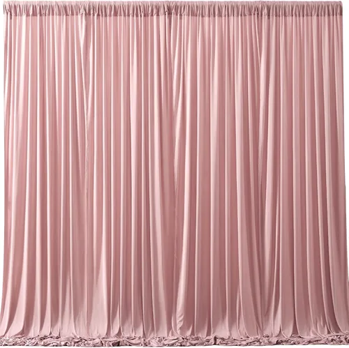 Vista 10 de Cortinas de Fondo Beige - Cortinas de Poliéster Sin Arrugas para Fotografía, Cortinas de Fondo para Fiestas, para Decoraciones de Baby Shower