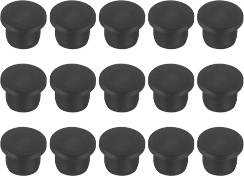 Vista 244 de MECCANIXITY - Tapones de silicona en forma de T (26mm, 1 pulgada de diámetro), color negro
