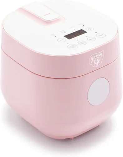 Vista 9 de GreenLife Olla Digital para Arroz y Frijoles, 2 Tazas Sin Cocinar/4 Tazas Cocidas, Olla de Cerámica Antiadherente Extraíble Libre de PFAS