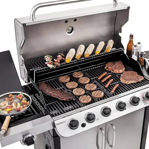 Vista 8 de Piezas de repuesto de rejillas de parrilla de 18 pulgadas para Charbroil 463625219 463625217, piezas de parrilla para Charbroil Performance