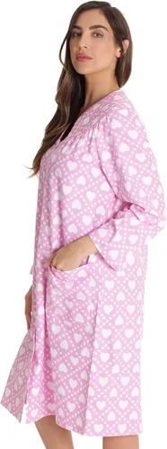 Vista 2 de Dreamcrest Abrigo de franela con bolsillos para mujer