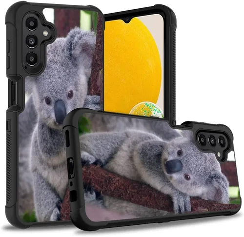 Vista 7 de Funda protectora para Samsung Galaxy A13 5G, resistente 3 en 1, de plástico duro híbrido y silicona suave, a prueba de golpes, funda protectora