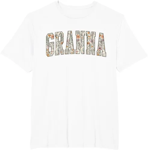 Vista 13 de Granna - Camiseta retro para el día de la madre Negro