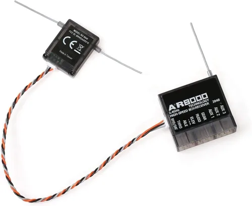 Vista 3 de Receptor RC de velocidad rápida para espectro AR8000 8CH DSM2 DSMX DX7 DX8 DX9 DX18