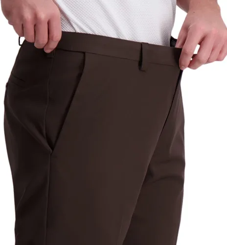 Vista 4 de Haggar Men's Cool Right Performance Flex Solid Classic Fit Flat Front Pant-reg. and Big & Tall