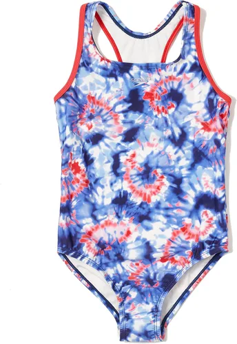 Vista 10 de Speedo Traje de baño de una pieza para niñas con espalda cruzada cerrada Plano 2023