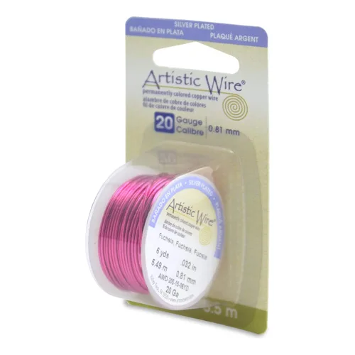 Vista 41 de Artistic Wire, alambre para manualidades de calibre 18, resistente a las manchas, color cobre envejecido en color latón antiguo, 4 yardas