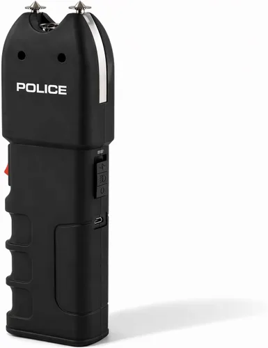 Vista 6 de Police 928, Extreme Voltage, pistola paralizante resistente, recargable, con linterna LED y función contra secuestros