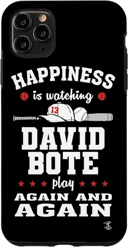 Vista 13 de iPhone 16 David Bote Happiness is Watching Gameday Case