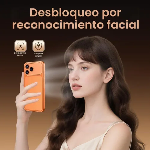 Vista 6 de Desbloquear teléfono, compatible con red 4G, teléfono Android, pantalla de 6.6 pulgadas, 3 GB de RAM+16 GB ROM/TF 256 GB, tarjetas SIM duales Negro