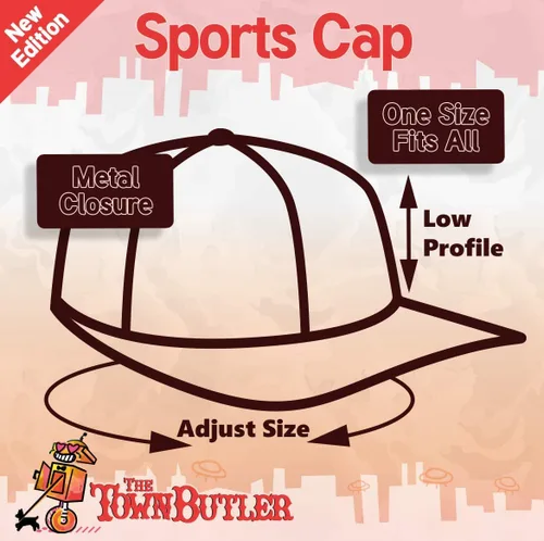 Vista 2 de The Town Butler #Pereira - Un cómodo sombrero de béisbol ajustable para papá